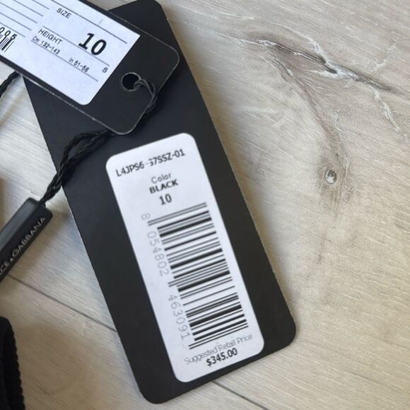 Dolce & Gabbana Pantalone Jersey Joggers Black size 10 NWT - Picture 7 of 9